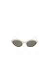 Celine S264 Cat-eye Frame Sunglasses In Nude