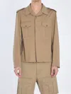 Celine Men's Safari Jacket In Brown
