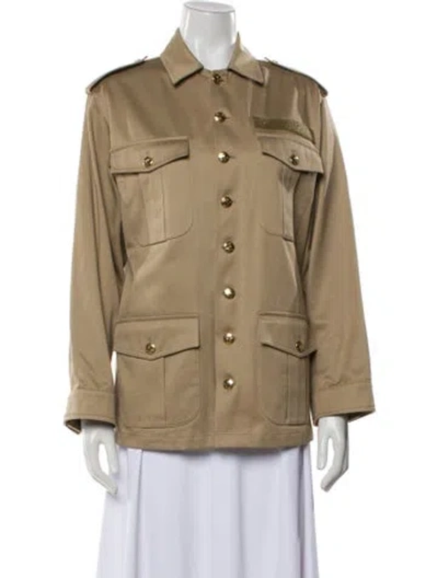 Pre-owned Celine Saharienne Utility Jacket In Neutral