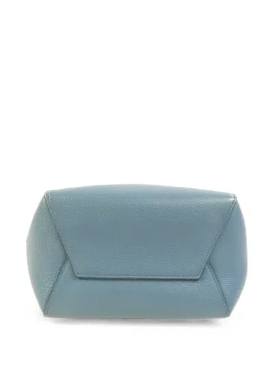 Pre-owned Celine Sangle Bucket Bag In Blue
