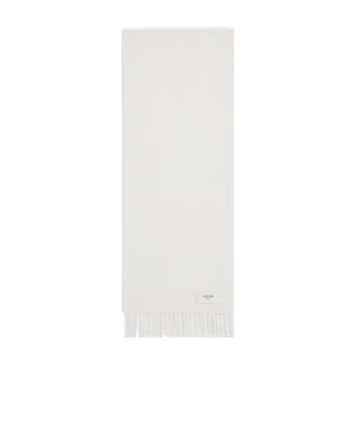 Celine Scarf In Cashmere In White