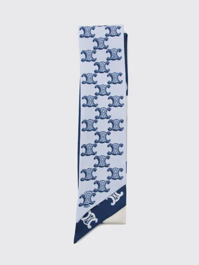 Celine Scarf Woman In Blue