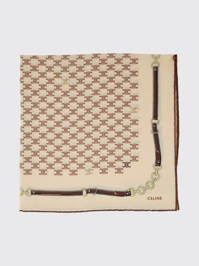 Celine Scarf Woman In Brown