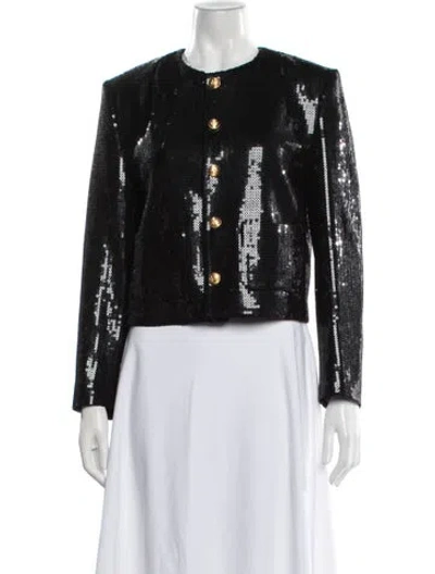 Pre-owned Celine Sequin Patterned Evening Jacket In Multi