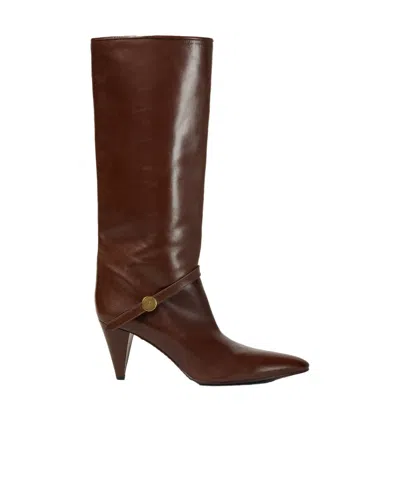Celine Sharp Boot In Brown