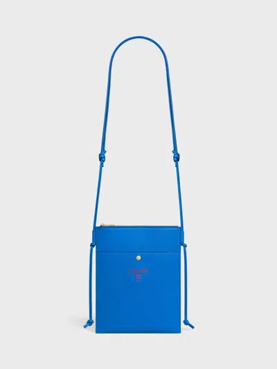 CELINE CELINE SHARP MINI LEATHER BAG WITH LOGO