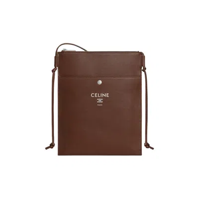 Pre-owned Celine Sharp Pouch 'chocolate' | Brown | Men's Size Onesize