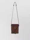 Celine Sharp Pouch Crossbody Bag Adjustable Strap In Brown