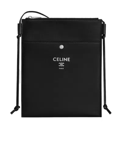 Celine Sharp Pouch Take Away In Smooth Lambskin In Black