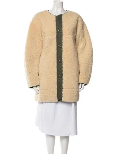 Pre-owned Celine Shearling In Multi