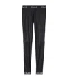 Celine Sheep Leather Stretch Bottom Casual Pants In Black