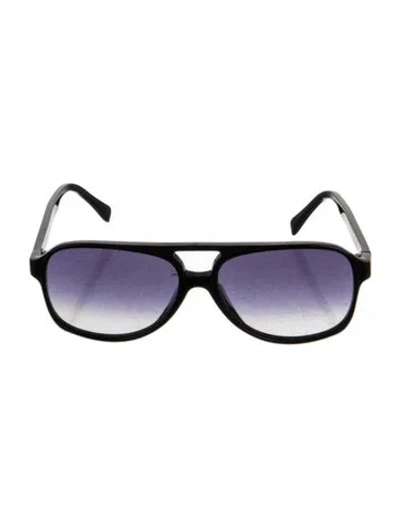 Pre-owned Celine Shield Gradient Sunglasses In Black