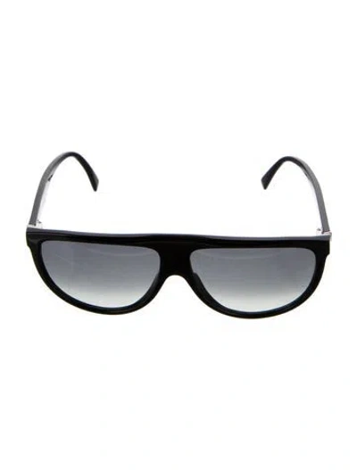 Pre-owned Celine Shield Gradient Sunglasses In Black