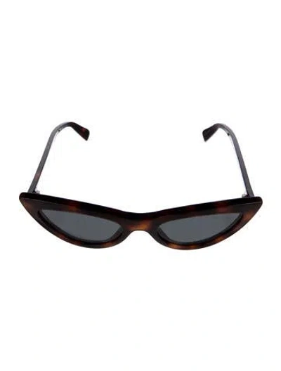 Pre-owned Celine Shield Gradient Sunglasses In Brown