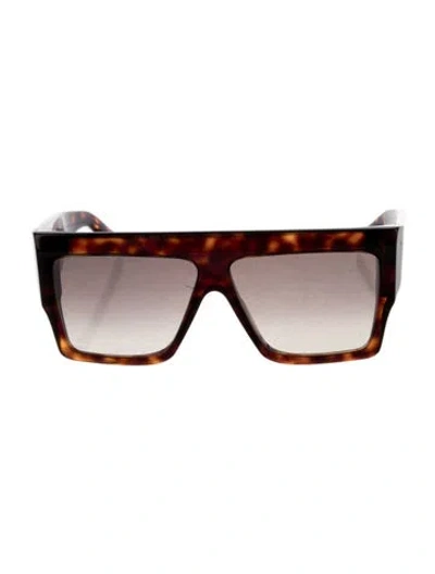 Pre-owned Celine Shield Gradient Sunglasses In Brown