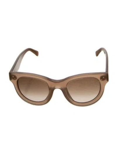 Pre-owned Celine Shield Gradient Sunglasses In Neutral