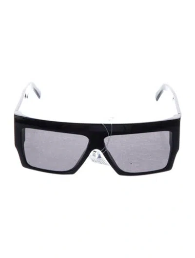 Pre-owned Celine Shield Tinted Sunglasses In Black