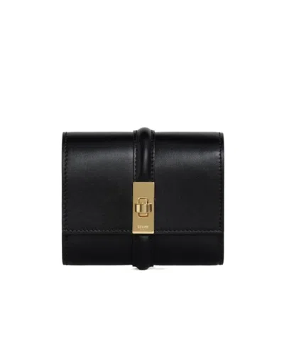 Celine Shiny Calfskin Wallet In 38no