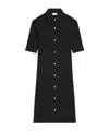 Celine Shirt Dress In Viscose Jersey In Black