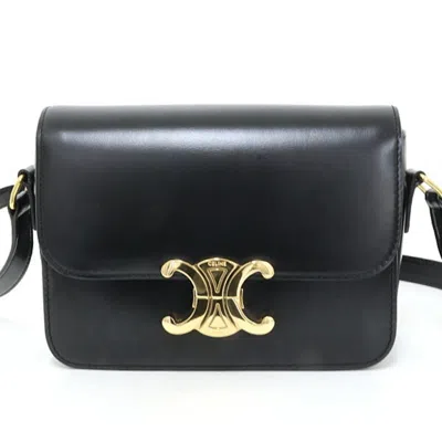 Pre-owned Celine Shopper Black Leather Shoulder Bag ()