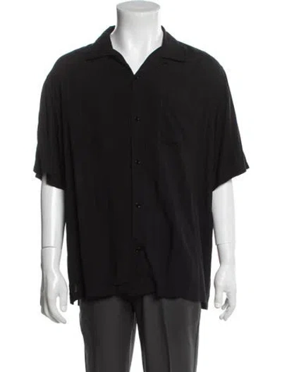 Pre-owned Celine Short Sleeve Shirt In Black