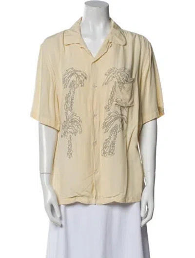 Pre-owned Celine Short Sleeve Shirt In Neutral