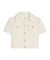 Celine Short-sleeved Casual Jacket In White