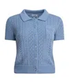 Celine Short-sleeved Sweater In Blue
