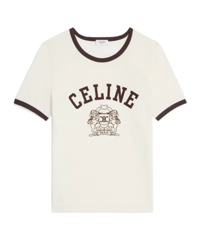 Celine Short-sleeved T-shirt In White