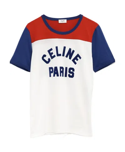 Celine Short-sleeved T-shirt In White