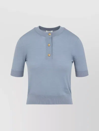 Celine Short Sleeves Wool Sweater