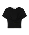 Celine Short T-shirt In Black