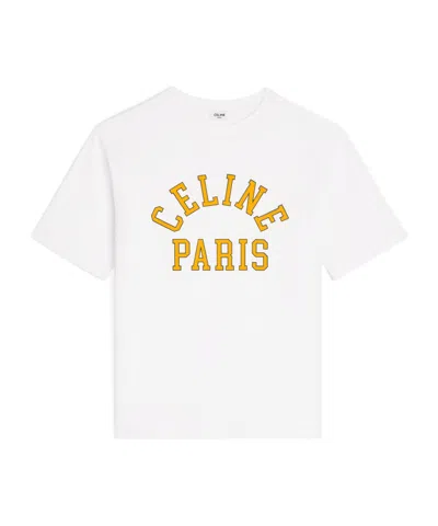 Celine Short-sleeved T-shirt In White
