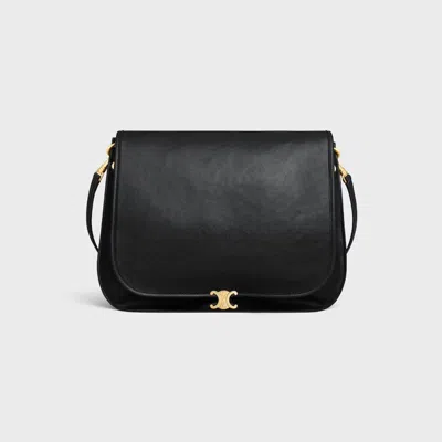 Celine Shoulder Bag In Black