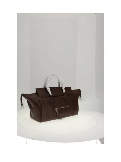 Celine Shoulder Bag In Brown
