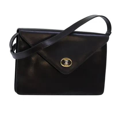 Pre-owned Celine Shoulder Bag Leather Shoulder Bag () In Brown
