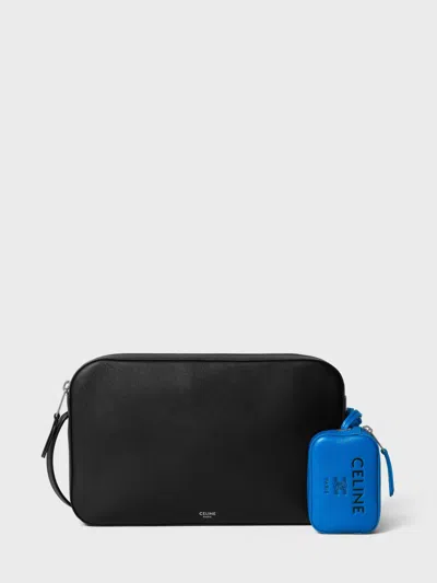 Celine Shoulder Bag Men Color Black