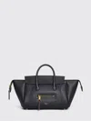 Celine Small New Luggage In Supple Shiny Lambskin In Black