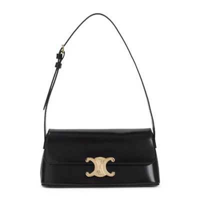 CELINE SHOULDER BAGS BLACK