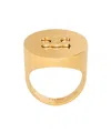 Celine Signet Ring In Yellow