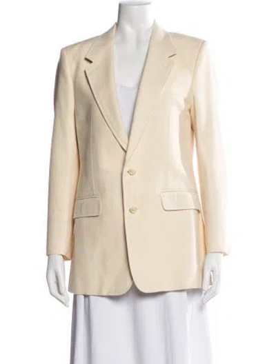 Pre-owned Celine Silk Blazer In Neutral