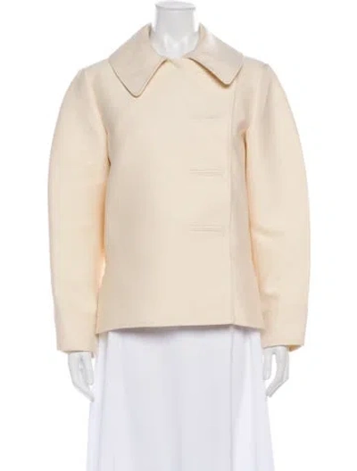 Pre-owned Celine Silk Jacket In Neutral