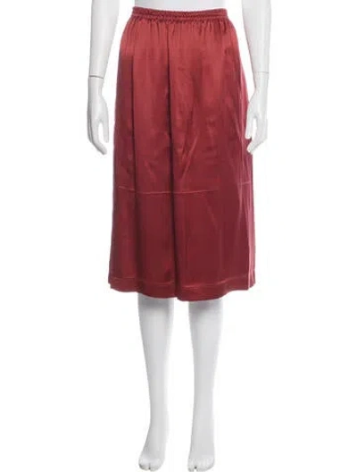 Pre-owned Celine Silk Lounge Set In Red