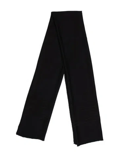 Pre-owned Celine Silk Scarf In Black