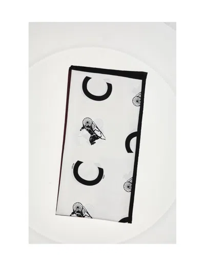 Celine Silk Square Scarf In Multi