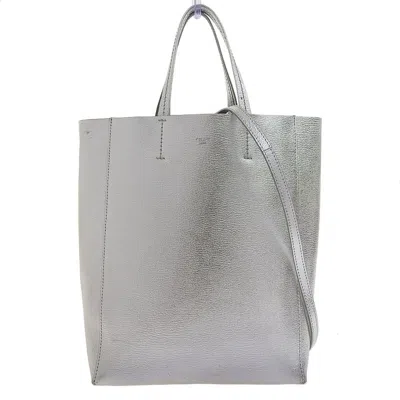 Pre-owned Celine Silver Leather Handbag Shoulder Bag ()
