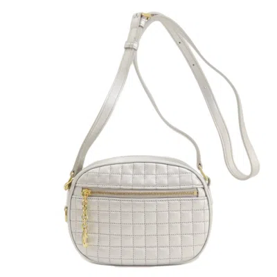 Pre-owned Celine Silver Leather Shoulder Bag ()
