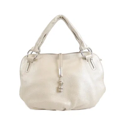 Pre-owned Celine Silver Leather Shoulder Bag ()