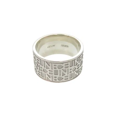 Pre-owned Celine Silver Silver 925 Band Ring ()