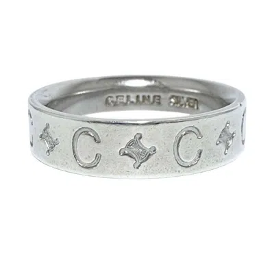 Pre-owned Celine Silver Silver 925 Band Ring ()